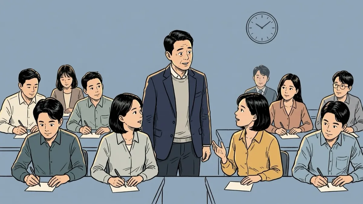강의 마무리 5분 — 기억에 남기는 클로징