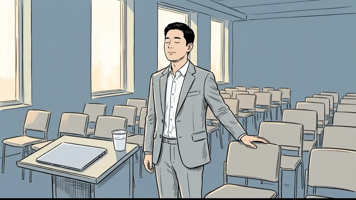 강의 떨림 줄이는 법 — 첫 5분 긴장 관리