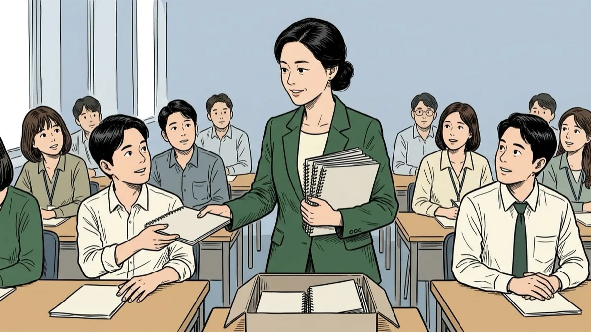 워크북·핸드아웃 만드는 법 — 교육생이 들고 가는 한 권