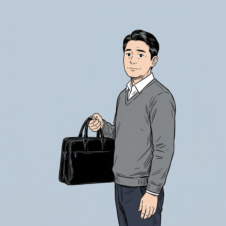 재훈(가상 인물) — 숫자는 평생 다뤘지만, 사람들 앞에서 말하는 건 처음입니다.
