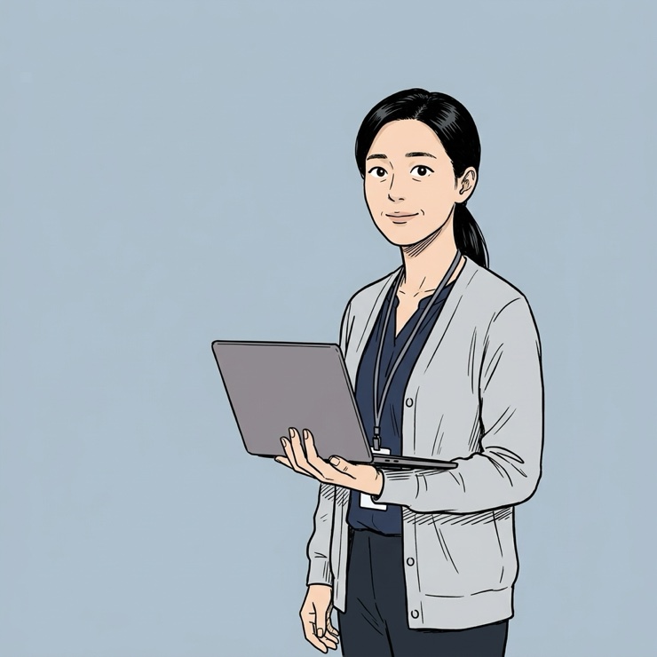 지현(가상 인물) — 교육은 매번 기획만 하고, 정작 제가 서 본 적은 없어요.
