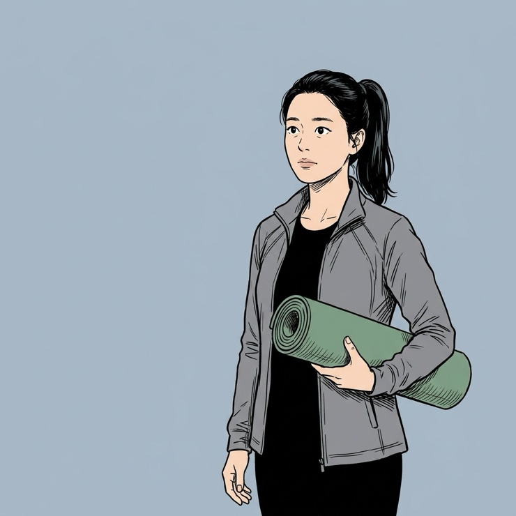 보람(가상 인물) — 스튜디오 수업은 익숙한데, 회의실에서 요가를 하라니요?